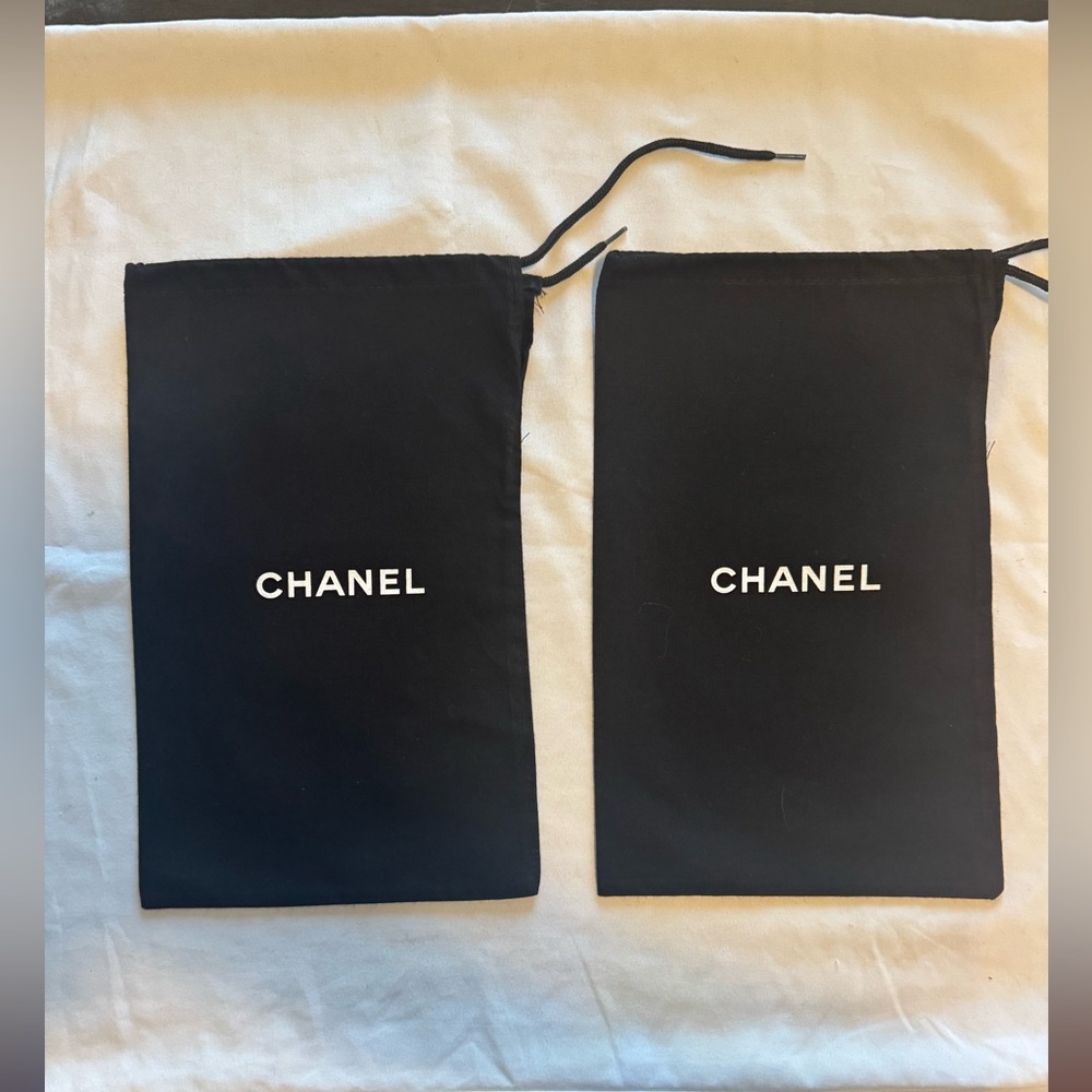 Chanel Shoe Dust Bags Set of 2